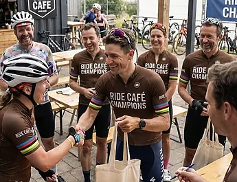 Ride Café Champions : rouler, partager, inspirer