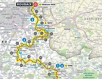 Paris-Roubaix 2026 : parcours, secteurs pavés, coureurs engagés et horaires de diffusion TV de la 123e édition