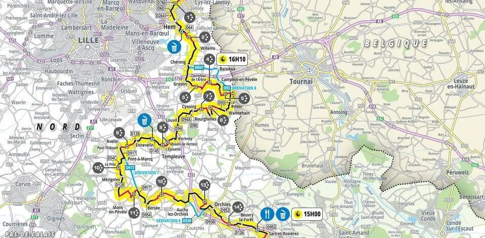 Paris-Roubaix 2026 : parcours, secteurs pavés, coureurs engagés et horaires de diffusion TV de la 123e édition