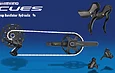 Nouveaux composants hydrauliques Shimano CUES 9 vitesses pour cintre route et gravel