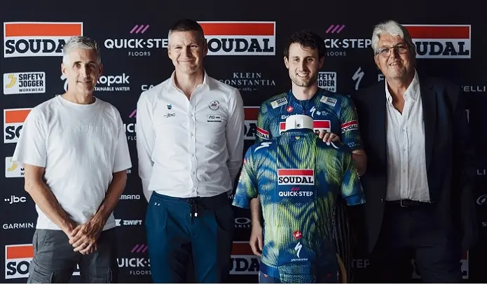 Un système d&rsquo;airbag présenté par Castelli, Soudal Quick‑Step, AG Insurance Soudal et RAGAZ