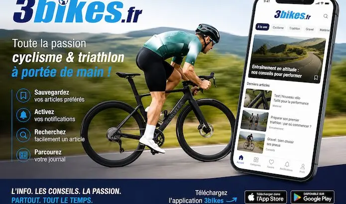 Application 3bikes : toute l&rsquo;actualité vélo sur votre smartphone