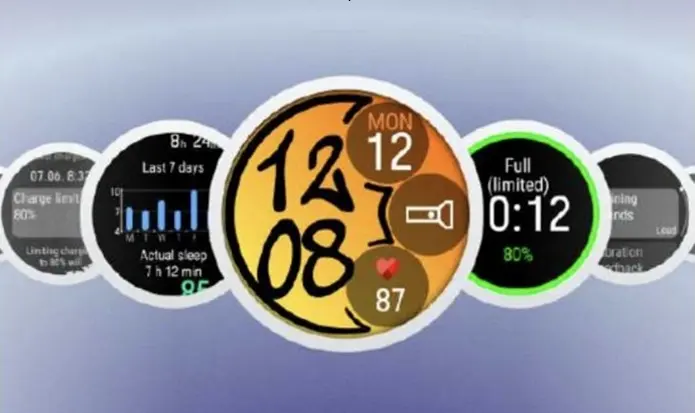 Aperçu de la nouvelle interface Polar OS6, avec ses graphiques de tendances et ses options de personnalisation accessibles directement au poignet.