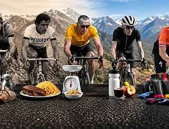 Du steak aux 120 g/h : l’histoire de la nutrition cycliste