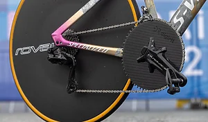 Transmission du vélo de Remco Evenepoel, JO Paris 2024