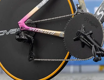 Transmission du vélo de Remco Evenepoel, JO Paris 2024