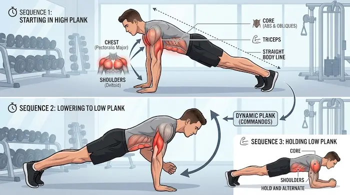 Gainage dynamique