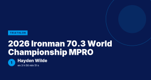 2026 Ironman 70.3 World Championship MPRO : Hayden Wilde vainqueur