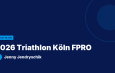 2026 Triathlon Köln FPRO : Jenny Jendryschik victorieuse
