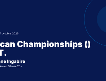 African Championships () I.T.T. : Diane Ingabire victorieuse