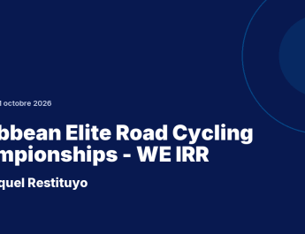 Caribbean Elite Road Cycling Championships - WE IRR : Raquel Restituyo victorieuse