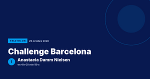 Challenge Barcelona : Anastacia Damm Nielsen victorieuse