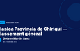 Clasica Provincia de Chiriqui : Gotzon Martin Sanz vainqueur