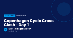 Copenhagen Cyclo Cross Clash - Day 1 : Mille Foldager Nielsen victorieuse