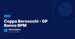 Coppa Bernocchi - GP Banco BPM : Noa Isidore vainqueur