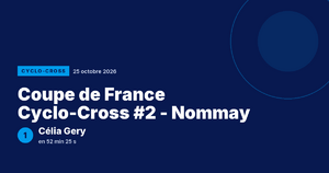 Coupe de France Cyclo-Cross #2 - Nommay : Célia Gery victorieuse