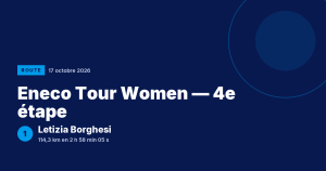 Eneco Tour Women : Letizia Borghesi victorieuse