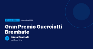 Gran Premio Guerciotti Brembate : Lucia Bramati victorieuse