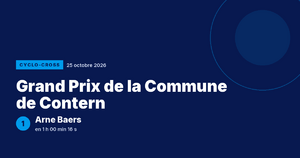 Grand Prix de la Commune de Contern : Arne Baers vainqueur