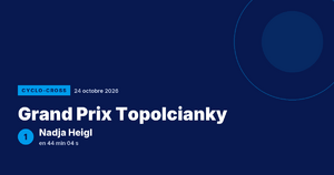 Grand Prix Topolcianky : Nadja Heigl victorieuse