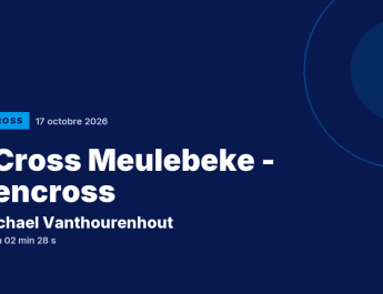 HG Cross Meulebeke - Berencross : Michael Vanthourenhout vainqueur