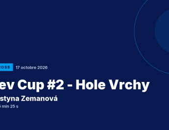 Janev Cup #2 - Hole Vrchy : Kristyna Zemanová victorieuse