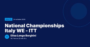 National Championships Italy WE - ITT : Elisa Longo Borghini victorieuse