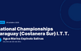 National Championships Paraguay (Costanera Sur) I.T.T. : Agua Marina Espinola Salinas victorieuse