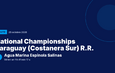 National Championships Paraguay (Costanera Sur) R.R. : Agua Marina Espinola Salinas victorieuse