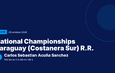 National Championships Paraguay (Costanera Sur) R.R. : Carlos Sebastian Acuña Sanchez vainqueur