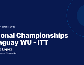 National Championships Paraguay WU - ITT : Luz Lopez victorieuse