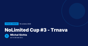 NoLimited Cup #3 - Trnava : Michal Sichta vainqueur