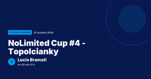 NoLimited Cup #4 - Topolcianky : Lucia Bramati victorieuse