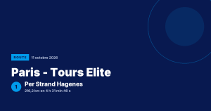 Paris - Tours Elite : Per Strand Hagenes vainqueur