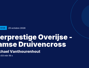 Superprestige Overijse - Vlaamse Druivencross : Michael Vanthourenhout vainqueur