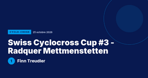 Swiss Cyclocross Cup #3 - Radquer Mettmenstetten : Finn Treudler vainqueur