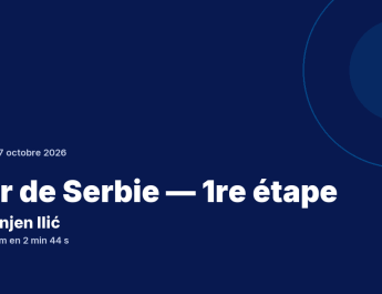 Tour de Serbie : Ognjen Ilić vainqueur