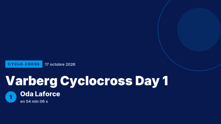 Varberg Cyclocross Day 1 : Oda Laforce victorieuse